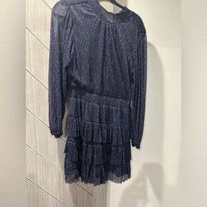 Express. Navy blue dress